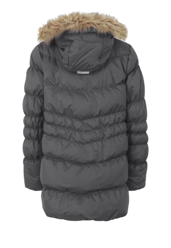 Зимнее пальто для девочки пуховое (цвет серый) р.110, Ticket (73595) / Одежда детская № 2