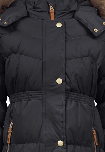 Winter coat for girls (black) s.110, Ticket (73465) / Clothes for Kids № 3