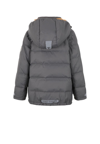 Зимняя куртка пуховая для мальчика (цвет серый) р.110, Ticket (73540) / Одежда детская № 2