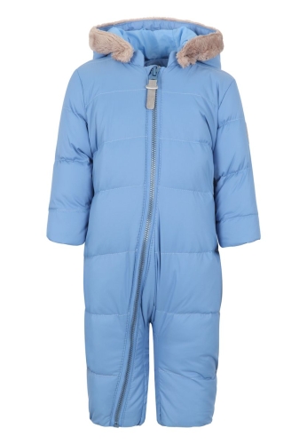 Зимовий комбінезон пуховий  для хлопчика з рукавичками(колір голубий) р.62, Ticket (59600) / Дитячий одяг