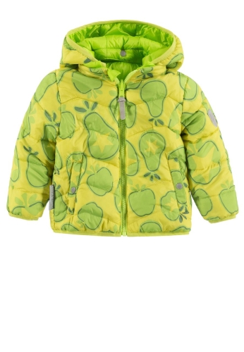Two-sided demi-season childrens jacket (green color) s.62, Ticket (78920) / Clothes for Kids