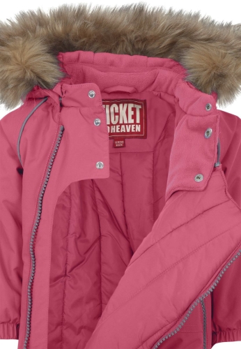 Зимний комбинезон для девочки (цвет розовый) р.80, Ticket (06616) / Одежда детская № 3