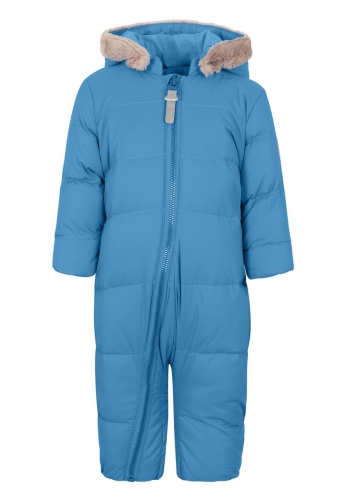 Зимовий комбінезон пуховий  для хлопчика з рукавичками(колір голубий) р.62, Ticket (96450) / Дитячий одяг