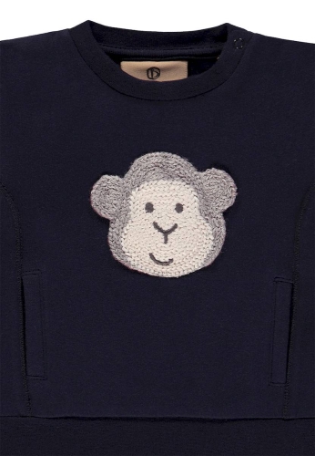 Світшот для хлопчика  Мавпенятко  (колір темносиній) р.128, Bellybutton (99390) / Дитячий одяг № 3