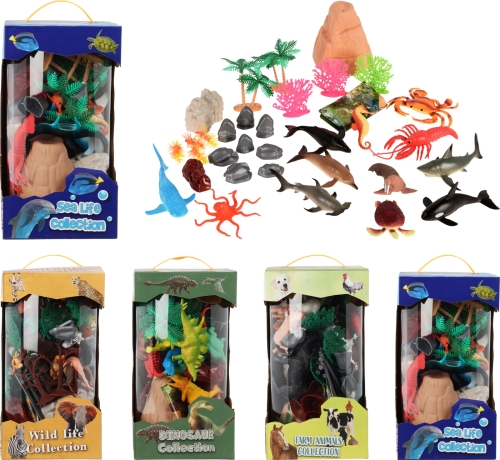 Іграшковий набір Тварини 40шт в асортименті, Koopman (16533) / Ігрові набори Kids Republic Іграшковий набір Тварини 40шт в асортименті, Koopman (16533) / Ігрові набори