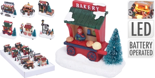 Decor Christmas scene with LED lighting in assortment, Koopman (70232) / Christmas Decorations № 2 Kids Republic Decor Christmas scene with LED lighting in assortment, Koopman (70232) / Christmas Decorations № 2
