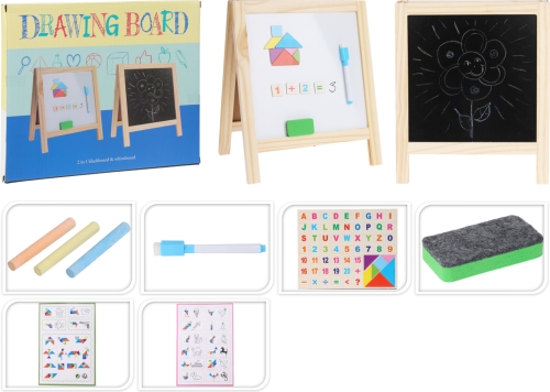 Дошка для малювання, двостороння, Koopman (72043) / Новорічний декор № 2