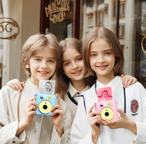 Kids camera with printing function WK01 Pink, Walkie Talkie (54234) / Age 4-8 Years № 4