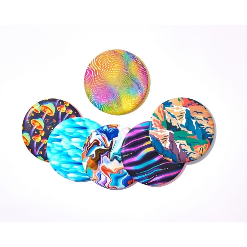 Фризби Wingman Акварельные волны, Waboba (54333) / Развлечения № 3 Kids Republic Фризби Wingman Акварельные волны, Waboba (54333) / Развлечения № 3