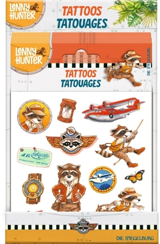 Lenny Hunter Kids Temporary Tattoo Set, Spiegelburg (18746) / Stationery № 2 Kids Republic Lenny Hunter Kids Temporary Tattoo Set, Spiegelburg (18746) / Stationery № 2