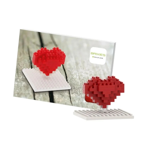 Открытка-конструктор Сердце, Brixies (88172) / Конструкторы