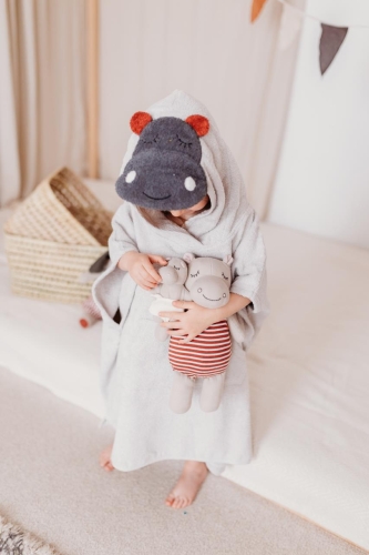 Пончо Бегемот, Kikadu (28417) / Одежда детская № 2 Kids Republic Пончо Бегемот, Kikadu (28417) / Одежда детская № 2