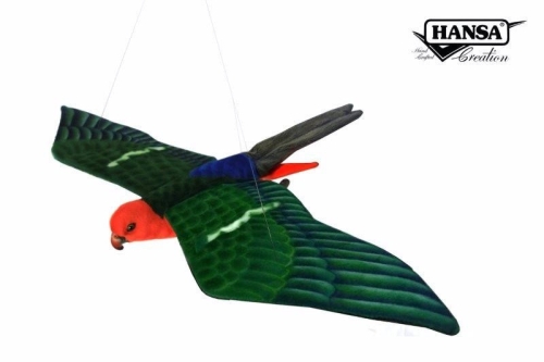 Мягкая игрушка летающий королевский попугай, 75 см, Hansa (83560) / Мягкие игрушки № 2