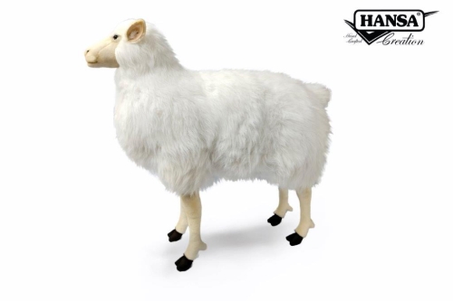 Мягкая игрушка Овца белая, длина 95см, Hansa (8846) / Мягкие игрушки № 2 Kids Republic Мягкая игрушка Овца белая, длина 95см, Hansa (8846) / Мягкие игрушки № 2