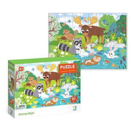 Пазл Солнечные дни, 60 элементов, Dodo Toys (300412) / Пазл № 2 Kids Republic Пазл Солнечные дни, 60 элементов, Dodo Toys (300412) / Пазл № 2