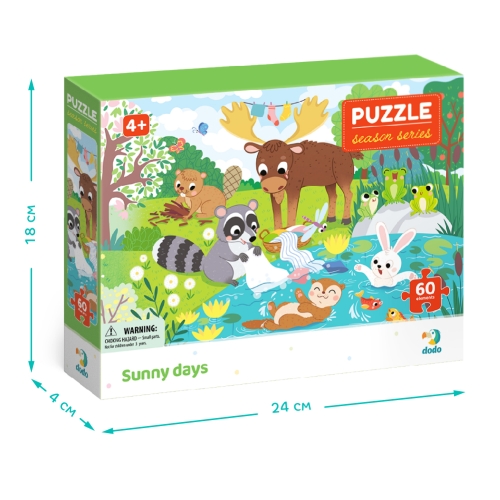 Пазл Солнечные дни, 60 элементов, Dodo Toys (300412) / Пазл № 3 Kids Republic Пазл Солнечные дни, 60 элементов, Dodo Toys (300412) / Пазл № 3