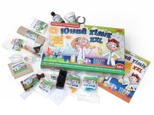 Experiment set. Young chemist XXL, Ranok (349467) / Play Sets № 3 Kids Republic Experiment set. Young chemist XXL, Ranok (349467) / Play Sets № 3