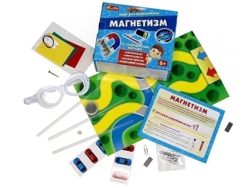Набір експериментів Магнетизм, Ранок (400317) / Ігрові набори № 3 Kids Republic Набір експериментів Магнетизм, Ранок (400317) / Ігрові набори № 3