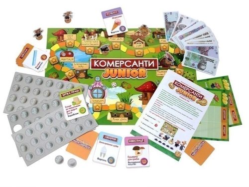 Настільна гра. Комерсанти. Junior, Ранок (444286) / Настільні ігри № 5