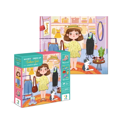 Магнитная игра «Одевалка Модница», Dodo Toys (200243) / Настольные игры № 4 Kids Republic Магнитная игра «Одевалка Модница», Dodo Toys (200243) / Настольные игры № 4