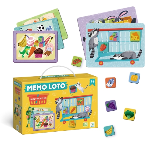 Мемо Лото «Супермаркет», Dodo Toys (301228) / Настольные игры № 2 Kids Republic Мемо Лото «Супермаркет», Dodo Toys (301228) / Настольные игры № 2