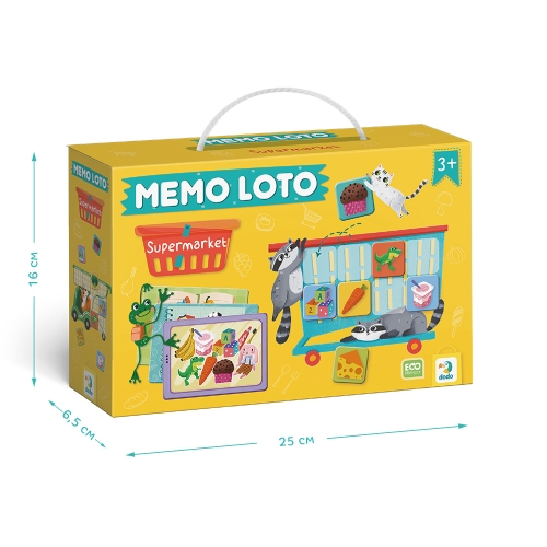 Мемо Лото «Супермаркет», Dodo Toys (301228) / Настольные игры № 6 Kids Republic Мемо Лото «Супермаркет», Dodo Toys (301228) / Настольные игры № 6