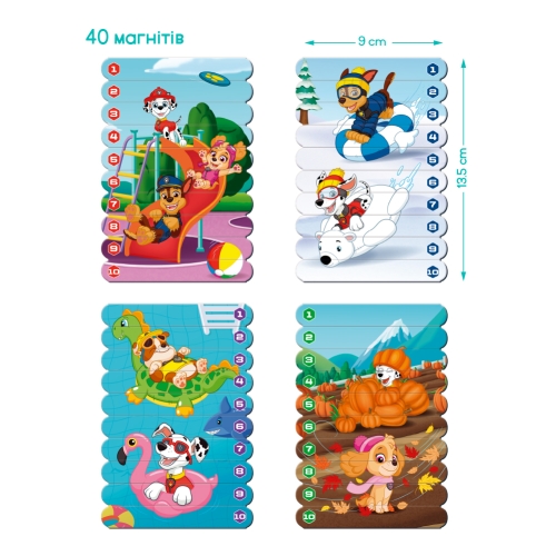 Magnetic counting sticks Seasons, Dodo Toys (200655) / Board Games № 4