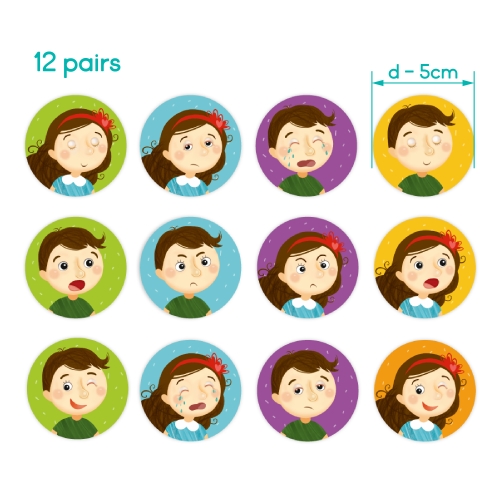 Игра Мемо «Эмоции», Dodo Toys (301240) / Настольные игры № 4 Kids Republic Игра Мемо «Эмоции», Dodo Toys (301240) / Настольные игры № 4