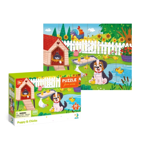Пазл Песик и цыплята, Dodo Toys (300681) / Пазл № 2 Kids Republic Пазл Песик и цыплята, Dodo Toys (300681) / Пазл № 2