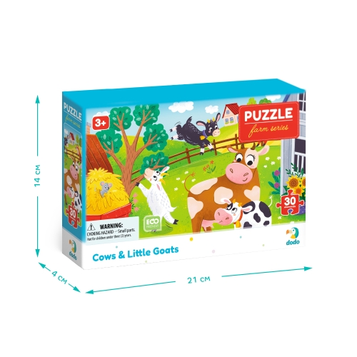 Пазл Коровы и козлята, Dodo Toys (300683) / Пазл № 6 Kids Republic Пазл Коровы и козлята, Dodo Toys (300683) / Пазл № 6