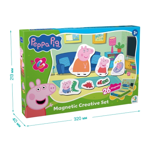 Магнитная игра с планшеткой Peppa Pig, Dodo Toys (200665) / Настольные игры № 8