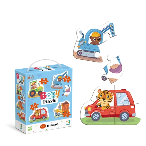 Пазл 4 в 1 Baby puzzle. Транспорт», Dodo Toys (300685) / Пазл № 2