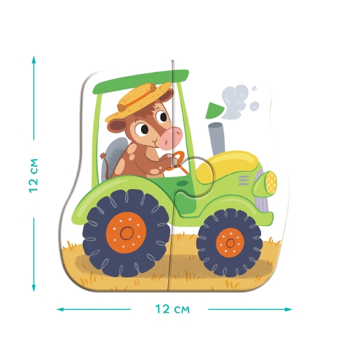 Пазл 4 в 1 Baby puzzle. Транспорт», Dodo Toys (300685) / Пазл № 5
