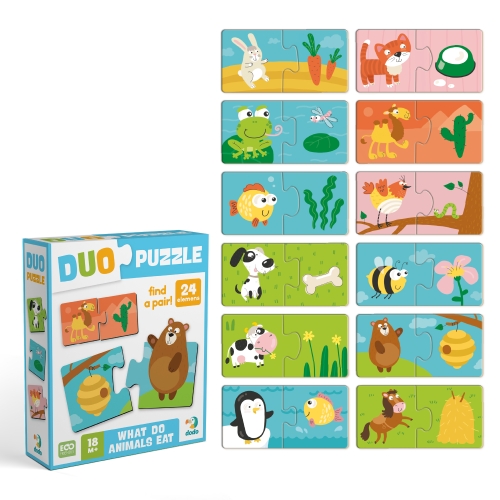 Пазл ДУО «Кто ест», Dodo Toys (300691) / Пазл № 2 Kids Republic Пазл ДУО «Кто ест», Dodo Toys (300691) / Пазл № 2