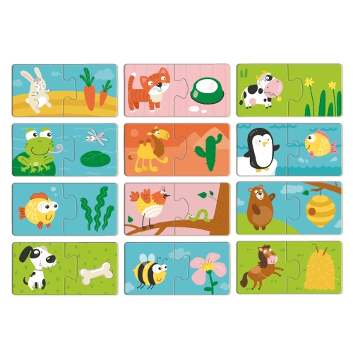 Пазл ДУО «Кто ест», Dodo Toys (300691) / Пазл № 3 Kids Republic Пазл ДУО «Кто ест», Dodo Toys (300691) / Пазл № 3