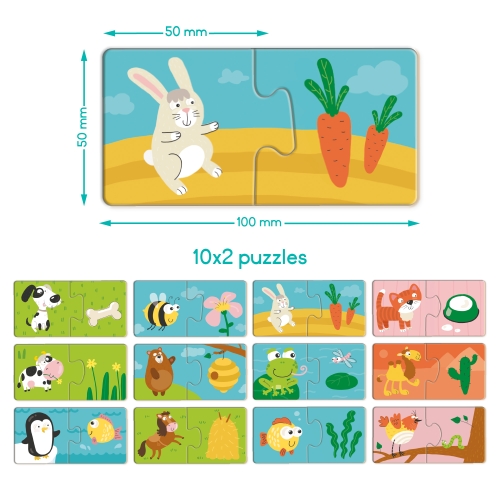 Пазл ДУО «Кто ест», Dodo Toys (300691) / Пазл № 4 Kids Republic Пазл ДУО «Кто ест», Dodo Toys (300691) / Пазл № 4