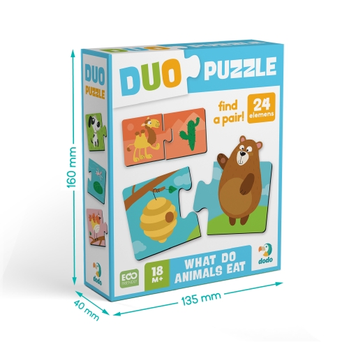 Пазл ДУО «Кто ест», Dodo Toys (300691) / Пазл № 5 Kids Republic Пазл ДУО «Кто ест», Dodo Toys (300691) / Пазл № 5