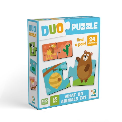 Пазл ДУО «Кто ест», Dodo Toys (300691) / Пазл Kids Republic Пазл ДУО «Кто ест», Dodo Toys (300691) / Пазл