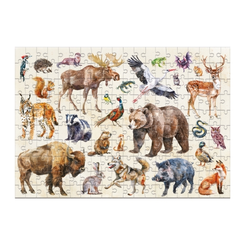Монтессори пазл «Лесные животные», Dodo Toys (300638) / Пазл № 3 Kids Republic Монтессори пазл «Лесные животные», Dodo Toys (300638) / Пазл № 3