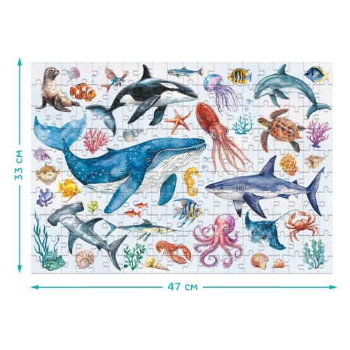 Монтессори пазл «Океанические животные», Dodo Toys (300630) / Пазл № 3