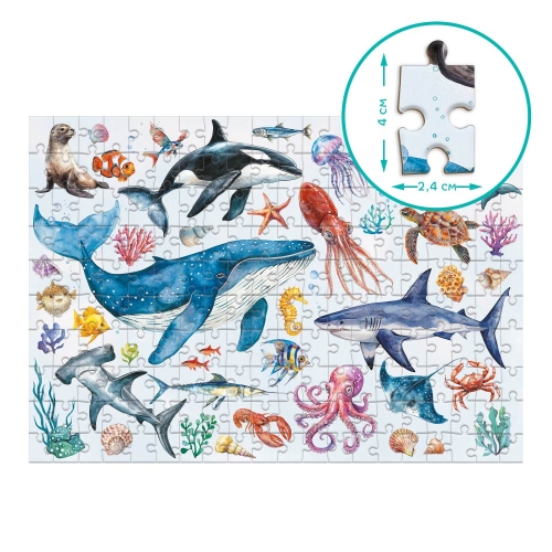 Монтессори пазл «Океанические животные», Dodo Toys (300630) / Пазл № 4