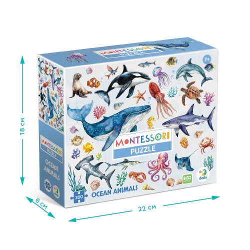 Монтессори пазл «Океанические животные», Dodo Toys (300630) / Пазл № 5