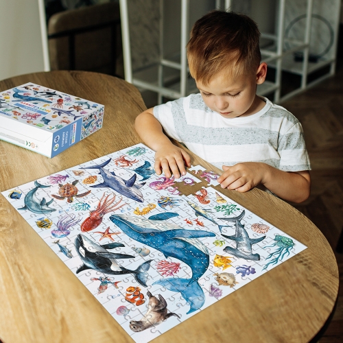 Монтессори пазл «Океанические животные», Dodo Toys (300630) / Пазл № 6