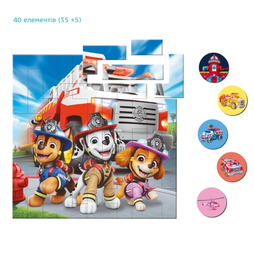 Магнитный пазл на 40 элементов «Пожарные», Dodo Toys (200648) / Пазл № 3 Kids Republic Магнитный пазл на 40 элементов «Пожарные», Dodo Toys (200648) / Пазл № 3
