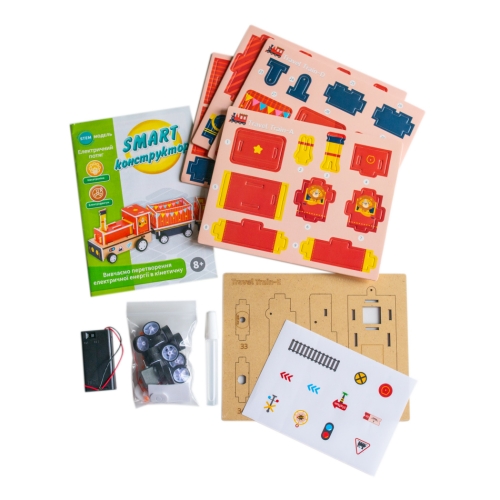 SMART конструктор Електричний потяг, Ранок (549316) / Конструктори № 3 Kids Republic SMART конструктор Електричний потяг, Ранок (549316) / Конструктори № 3