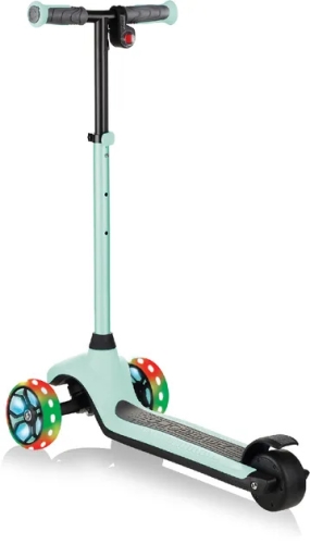 Электросамокат GLOBBER серии E-MOTION 4 пастельно-мятный, колеса с подсветкой, 50кг, 6+, 3 колеса, Globber (755-206) / Самокаты № 2