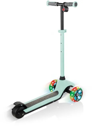 Электросамокат GLOBBER серии E-MOTION 4 пастельно-мятный, колеса с подсветкой, 50кг, 6+, 3 колеса, Globber (755-206) / Самокаты № 3