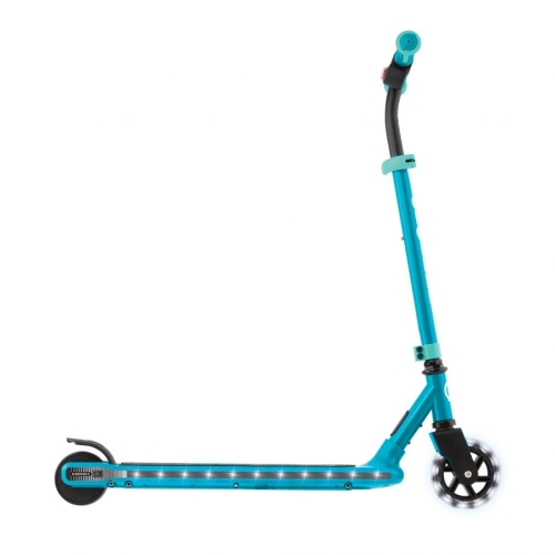 Electric scooter GLOBBER E-MOTION 6 series green, with backlight, 50kg, 6+, 2 wheels, Globber (756-107) / Balance Bikes № 4