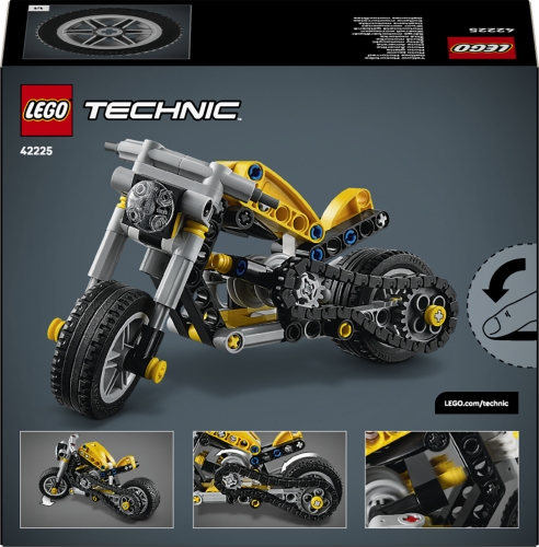 Конструктор LEGO Жовтий мотоцикл, Lego (42225) / Конструктори LEGO № 3