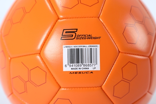 Футбольный мяч LAMBORGHINI, оранжевый, р.5 (68577) / Мячи игровые № 9